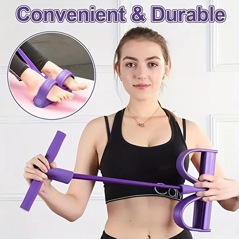 Banda de ejercicios con pedal | Flexi Gym ®️