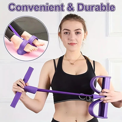 Banda de ejercicios con pedal | Flexi Gym ®️